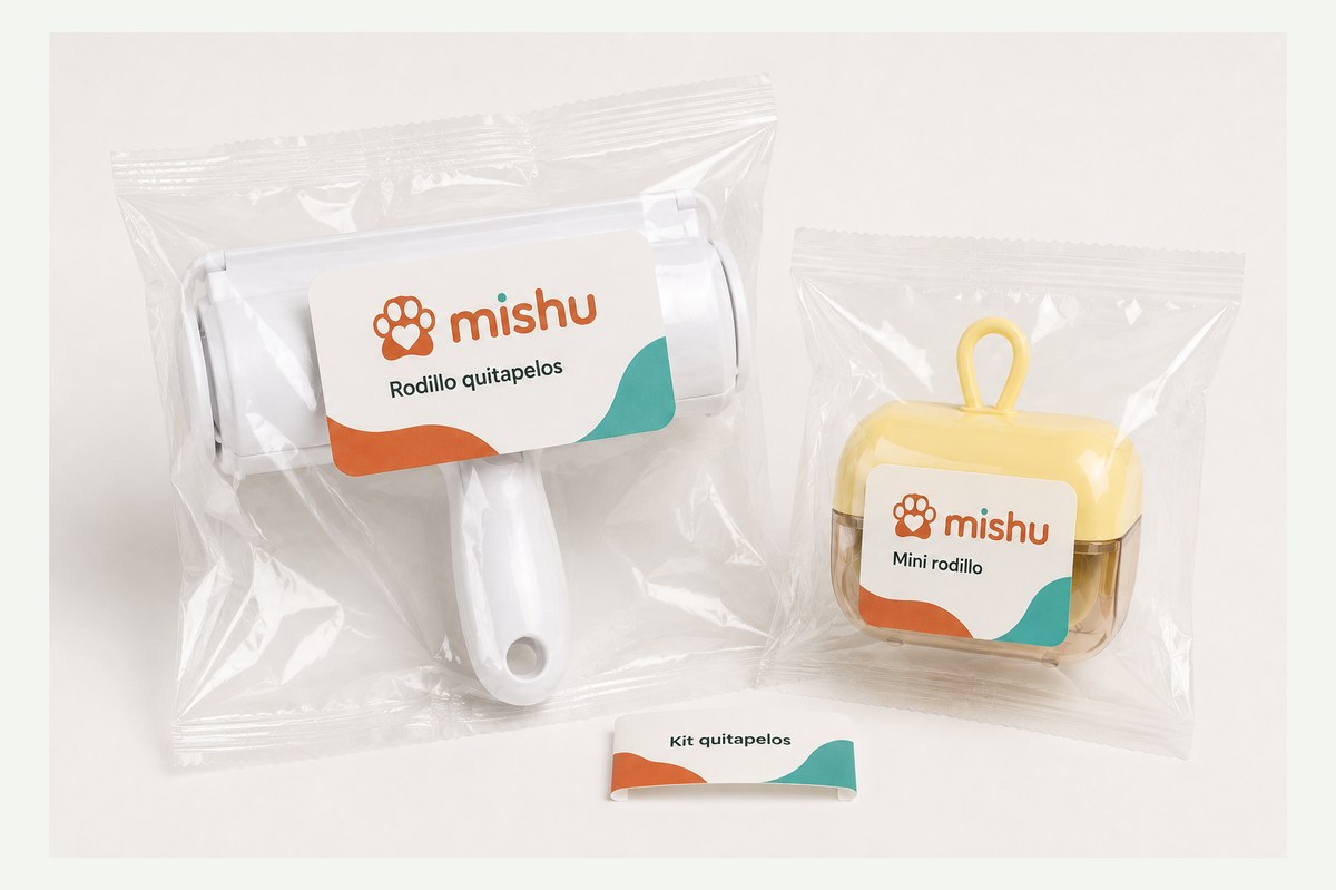 Kit Mishu: rodillo grande y mini rodillo